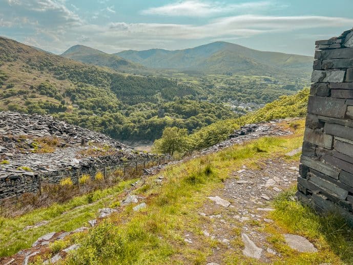 Anglesey Barracks View of Dolbadarn Castle