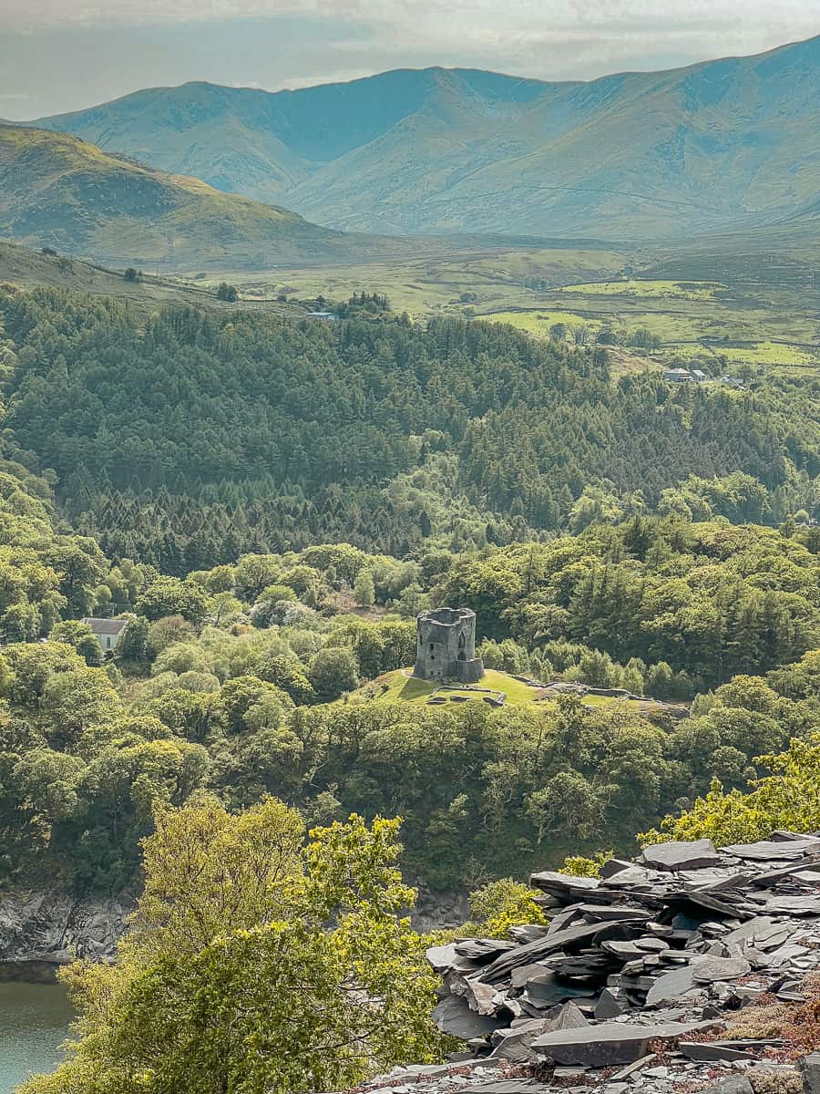 Dolbadarn Castle from Anglesey Barracks