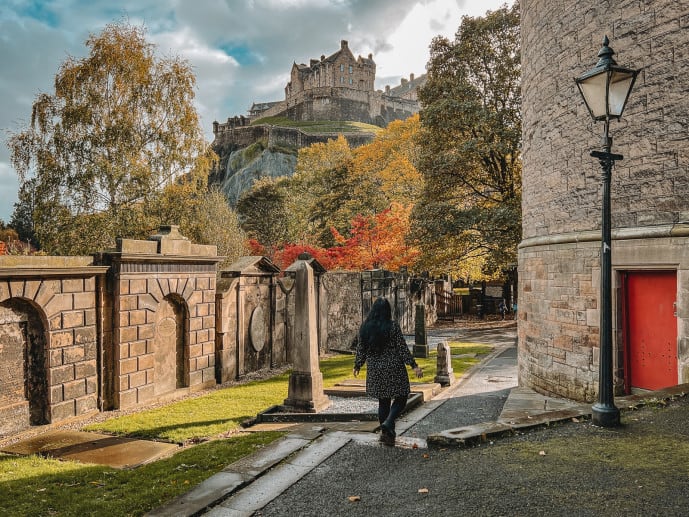 St Cuthberts Kirkyard Edinburgh Castle