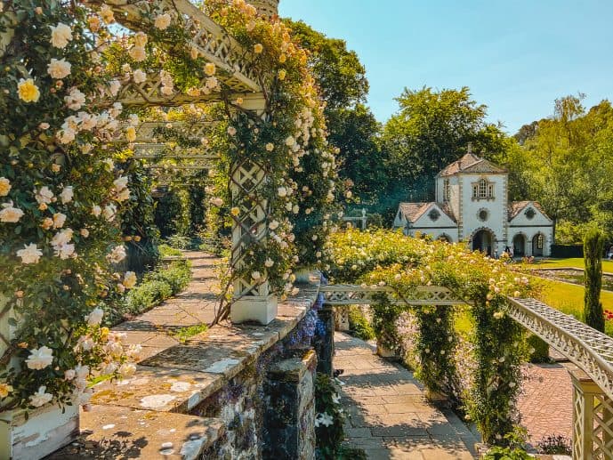 Bodnant Garden Rose Trellises