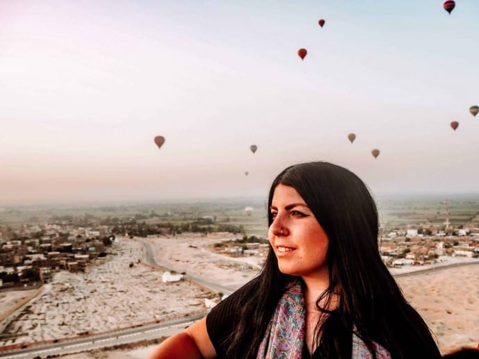 hot air balloon in luxor