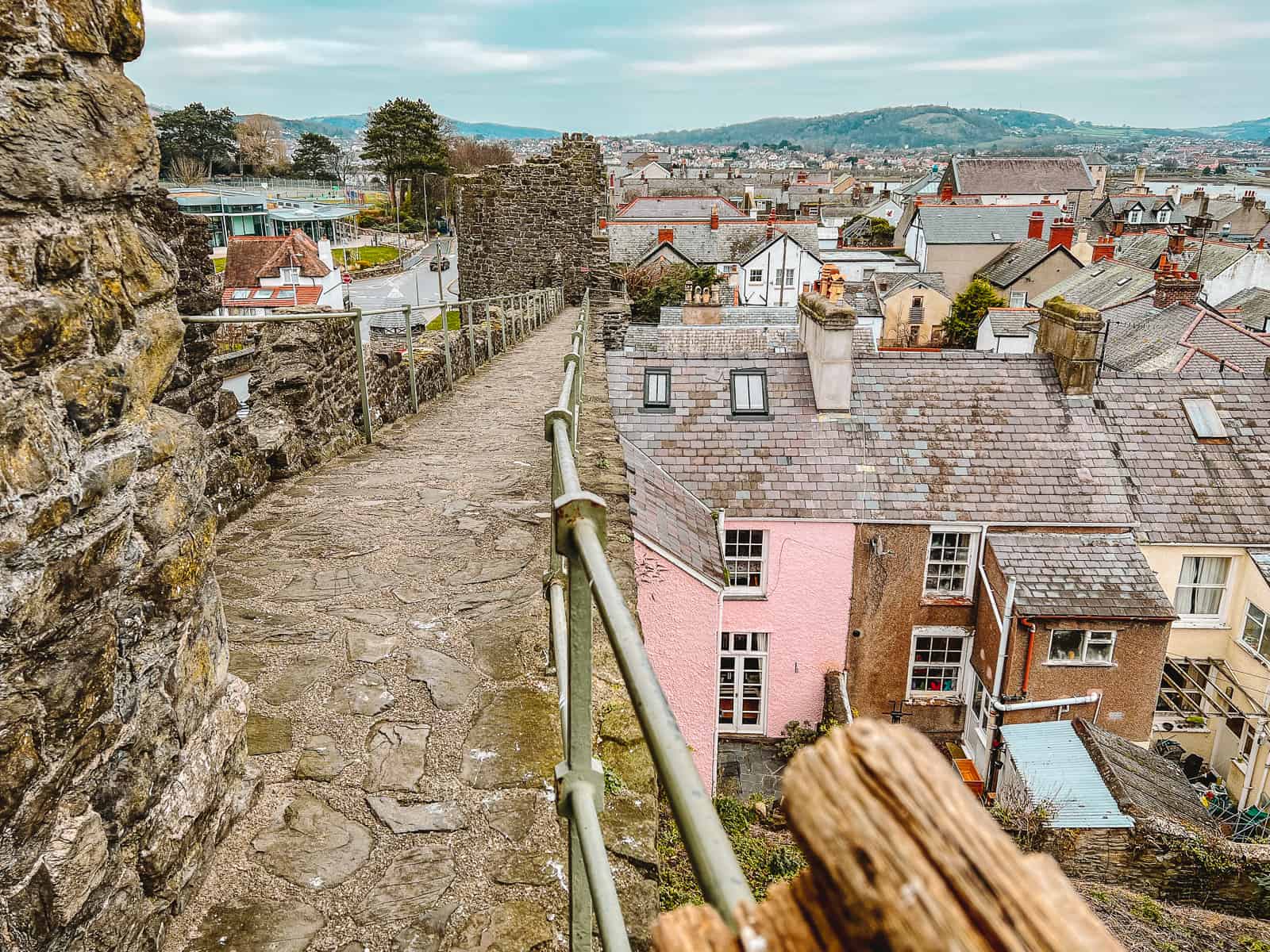 Conwy Town walls walk wales