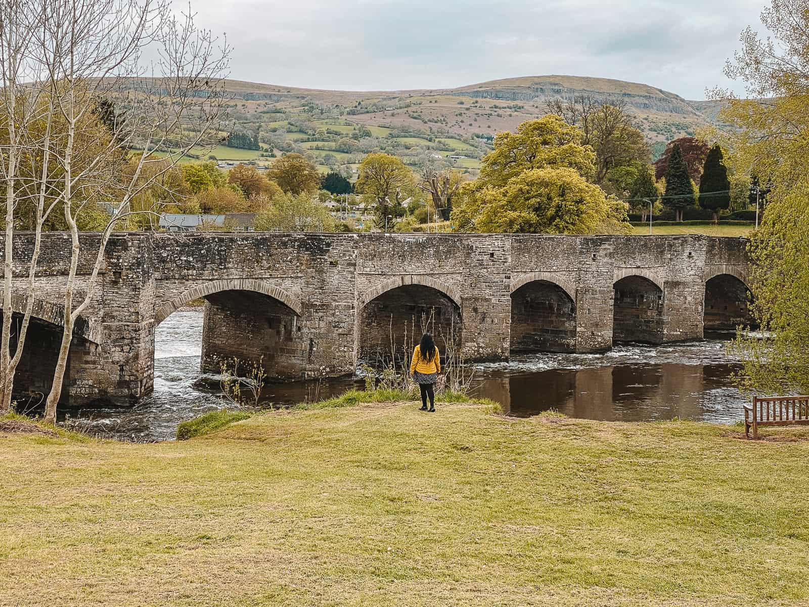 Crickhowell Bridge Wales Brecon Beacons