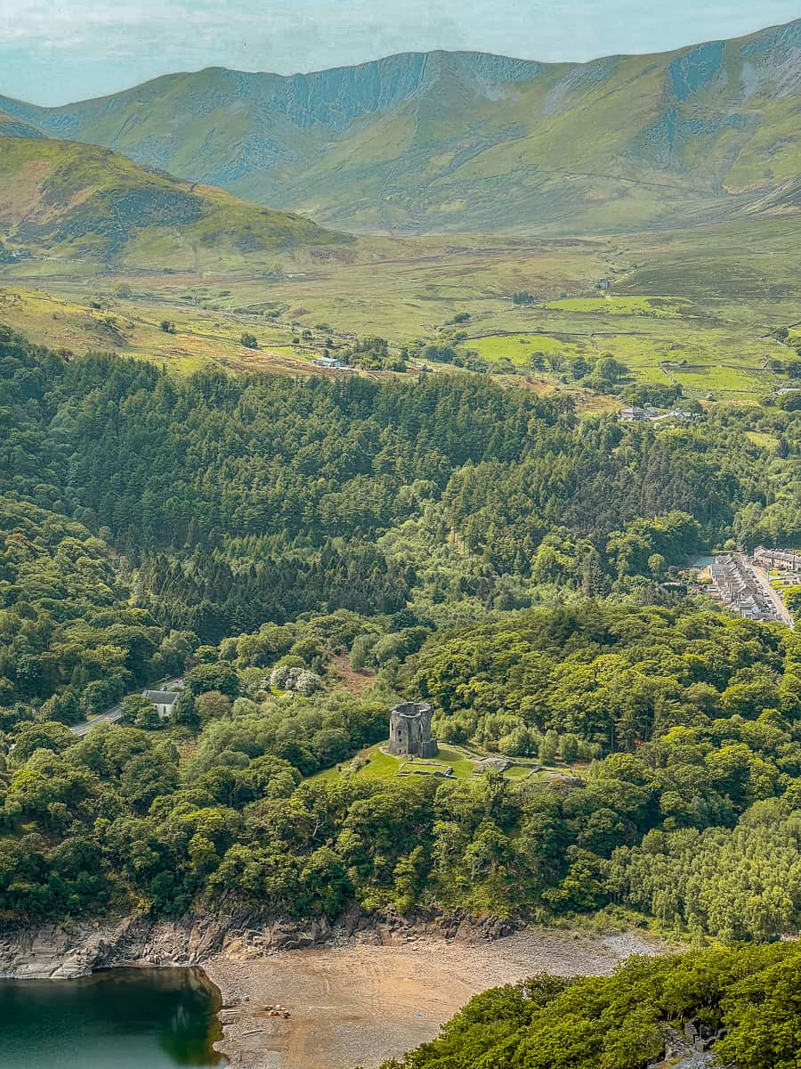 Llyn Padarn and Llanberis Viewpoint 