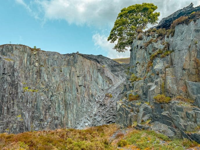 Dinorwic Quarry Rainbow Walls