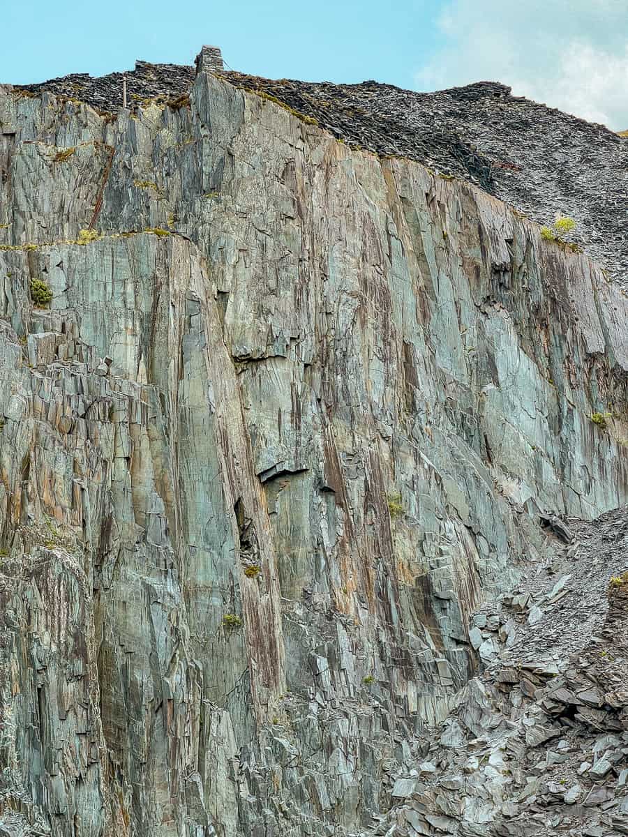 Dinorwic Quarry Rainbow Walls