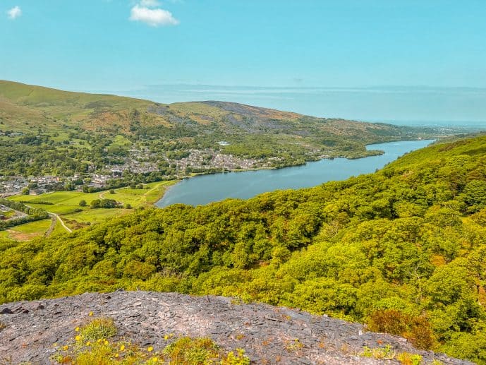 Llyn Padarn and Llanberis Viewpoint 