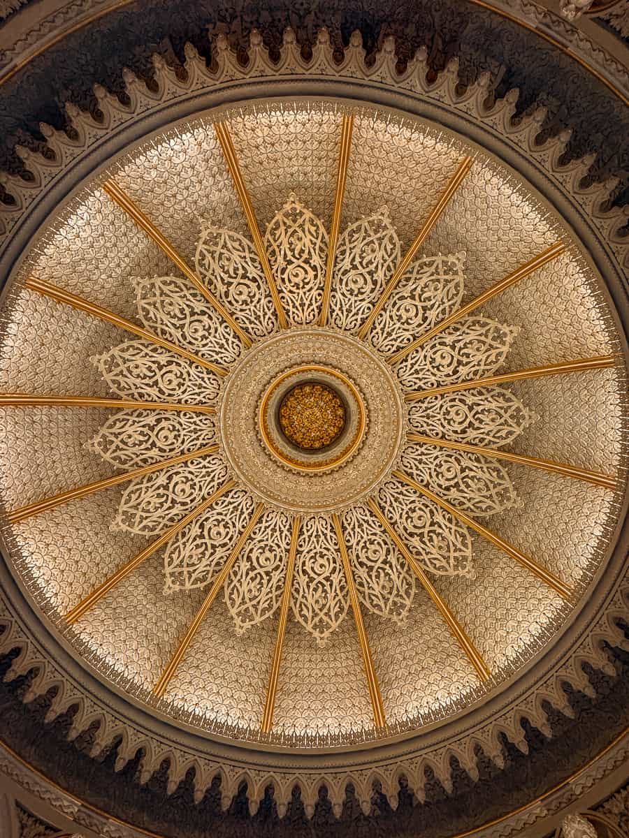 Monserrate Palace music room ceiling