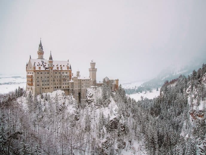 Neuschwanstein Castle in Winter