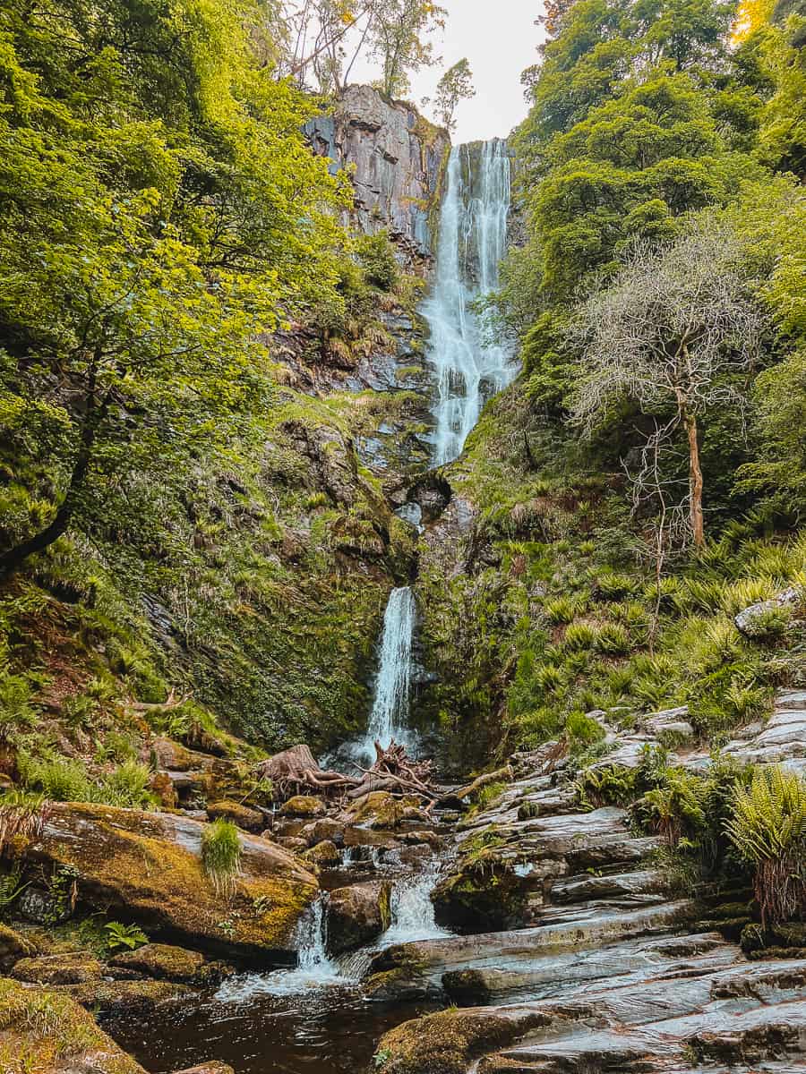 Pistyll Rhaeadr waterfall