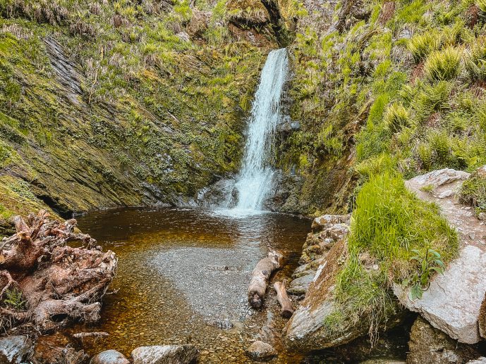 Pistyll Rhaeadr swimming