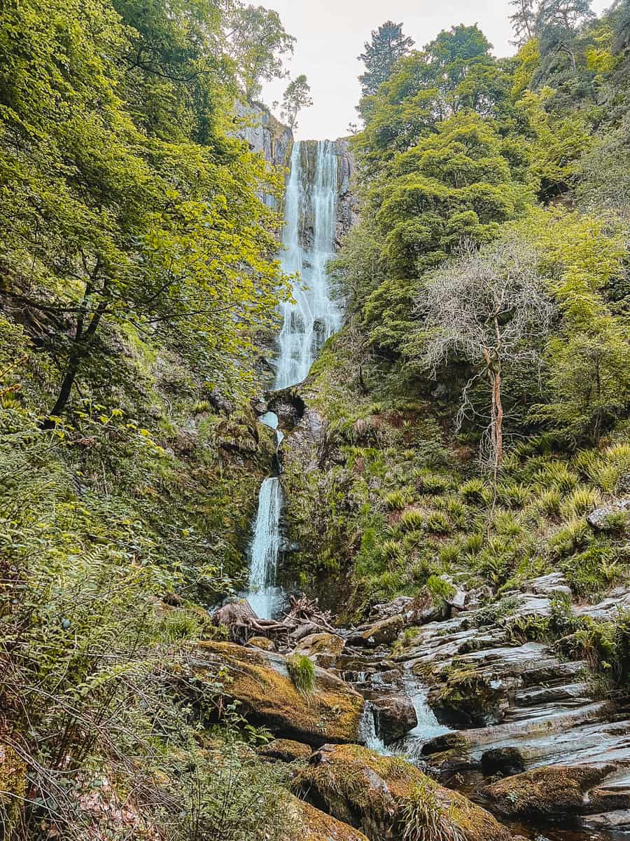 Pistyll Rhaeadr waterfall