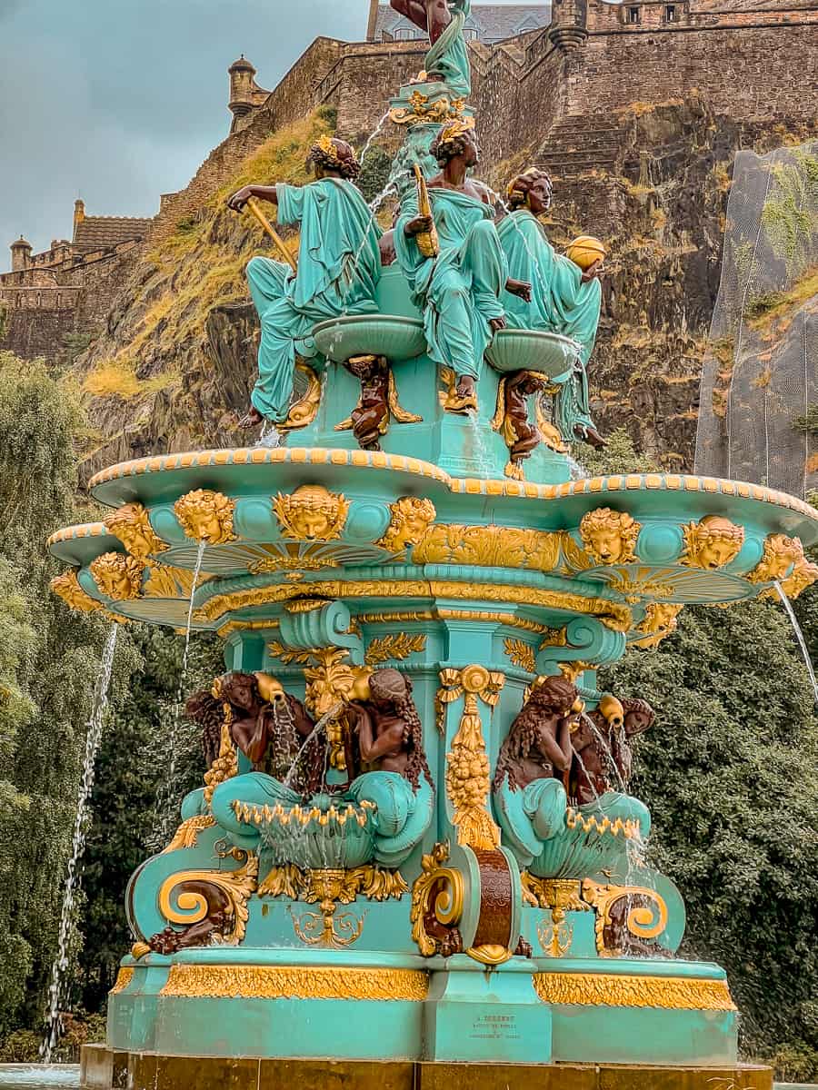 Ross Fountain Edinburgh Princes Street Gardens