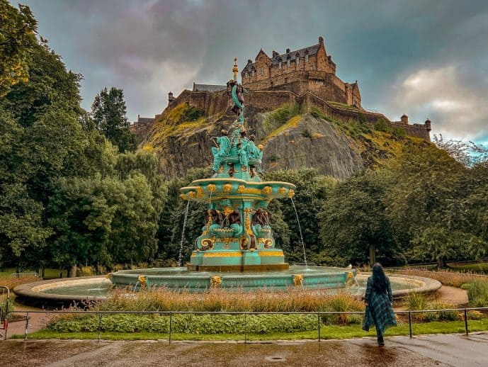 Ross Fountain Edinburgh Princes Street Gardens