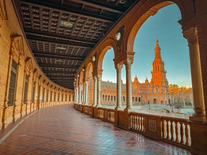 Theed Palace Star Wars Naboo filming location Plaza de Espana