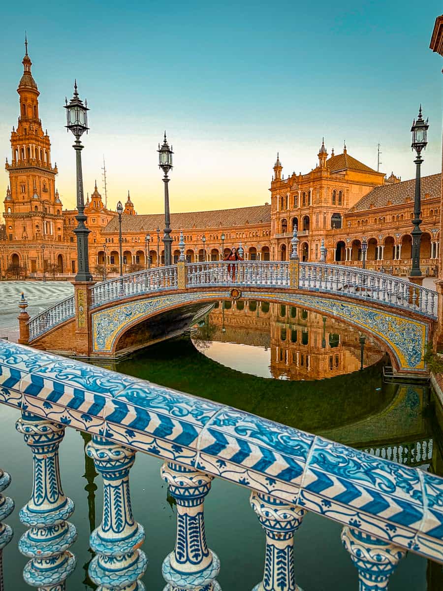 Seville Plaza de Espana bridge